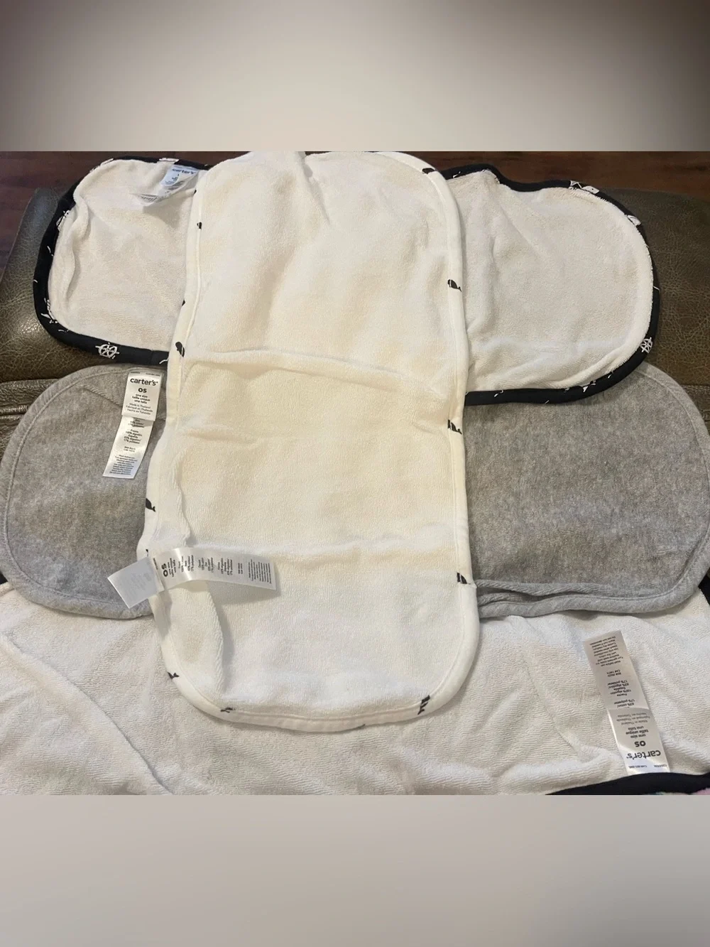 Baby Burp Cloth and Bib set